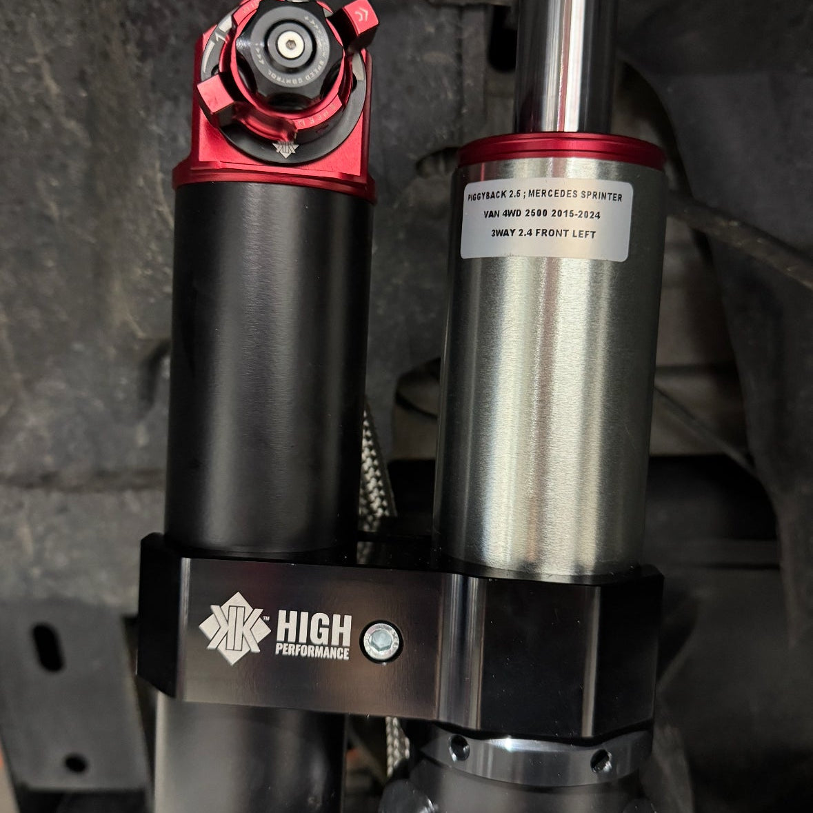 KK - High Performance 3-Way Remote Reservoir Shock Absorbers