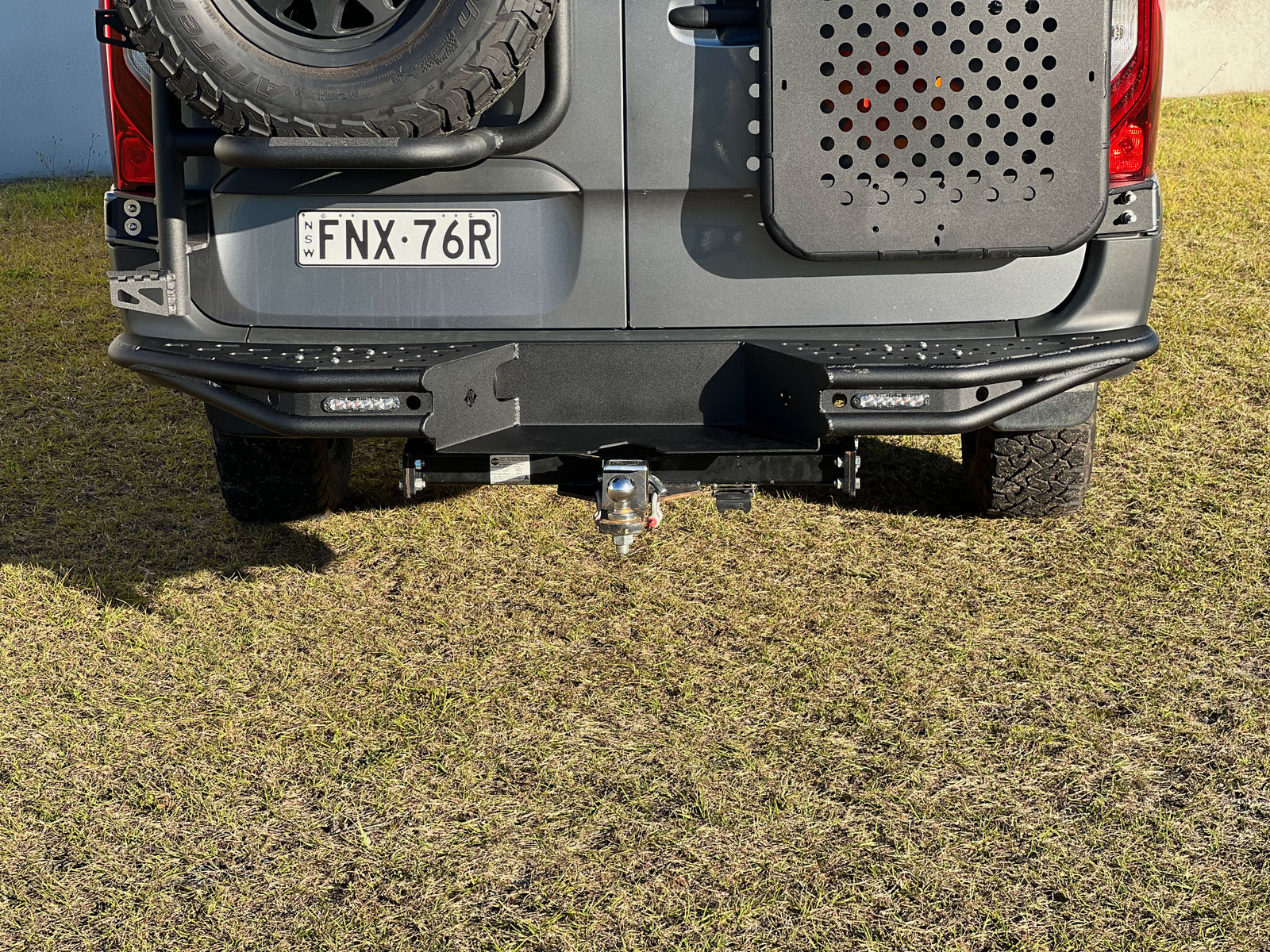 KK Alloy Rear Bumper- External Step - Rear protection system