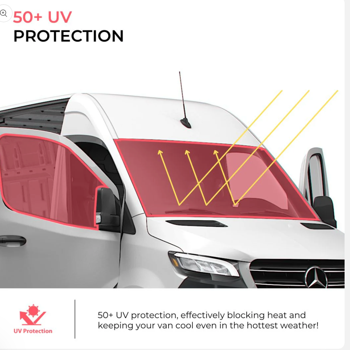 Front Thermal Window Screens - Sprinter