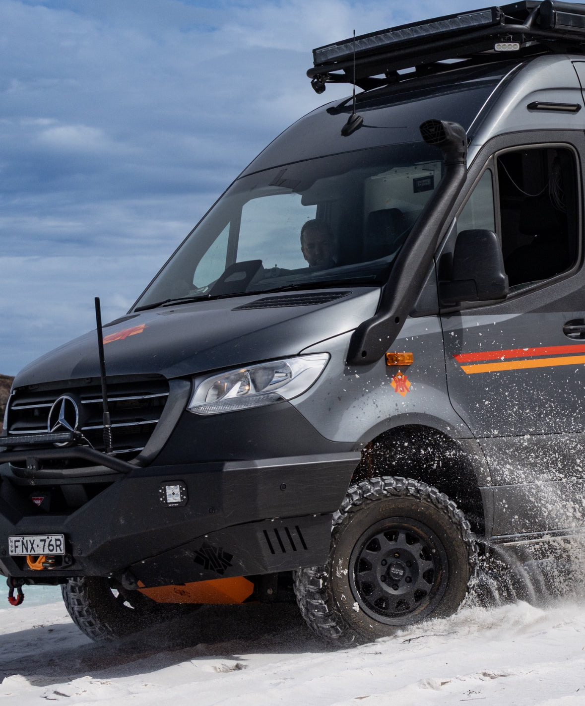 Sprinter Outback Snorkel - Polyethylene Ram Air Snorkel