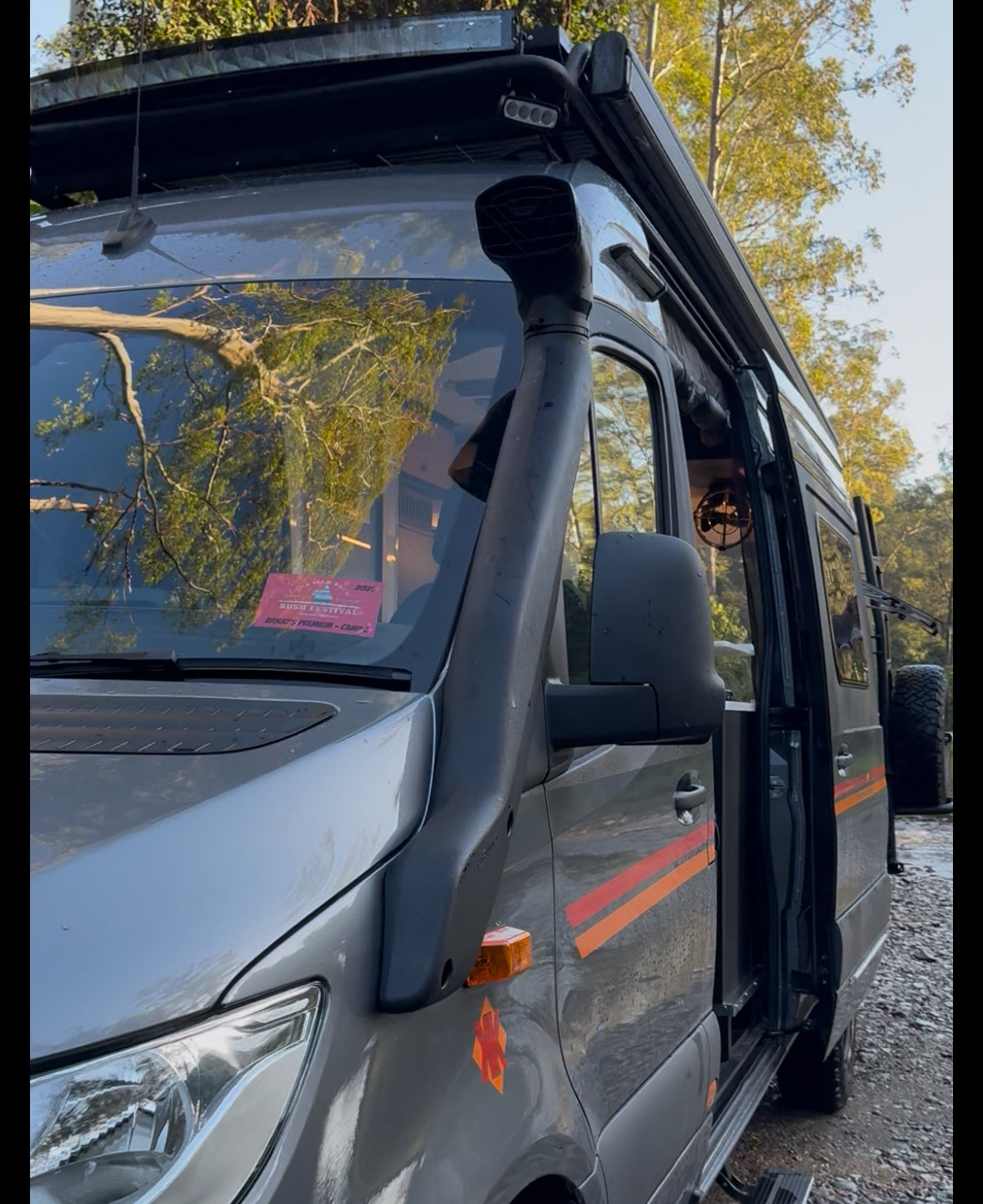 Sprinter Outback Snorkel - Polyethylene Ram Air Snorkel