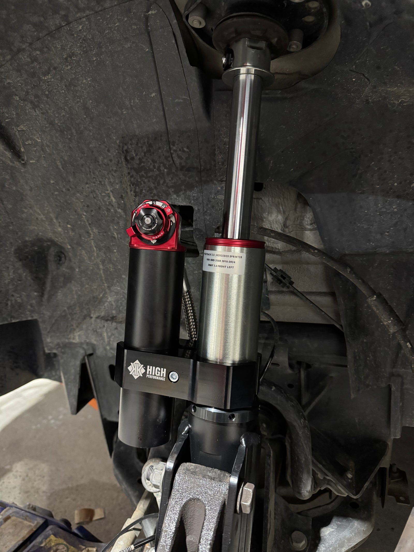 KK - High Performance 3-Way Remote Reservoir Shock Absorbers