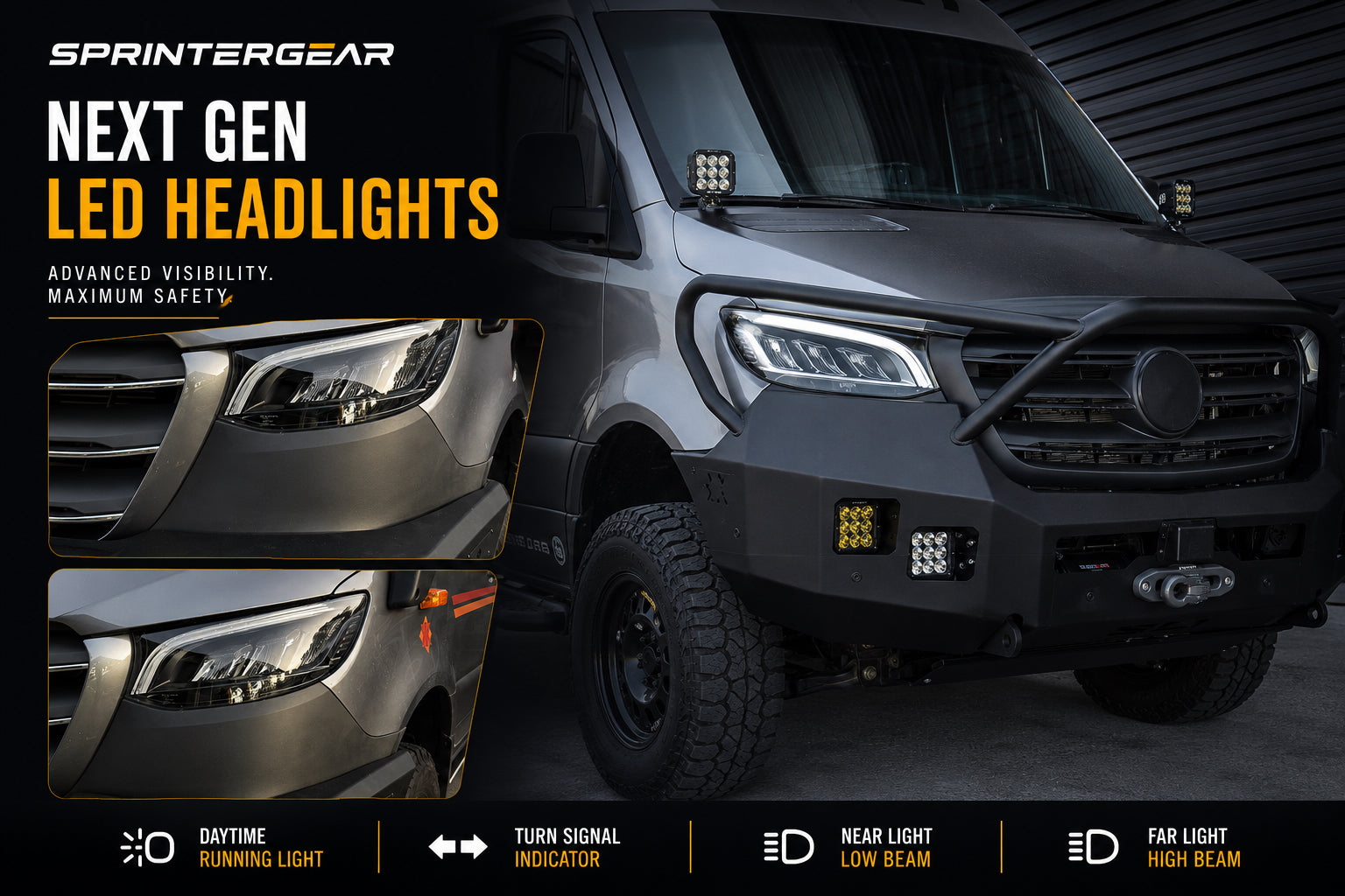 High Performance replacement LED Headlights