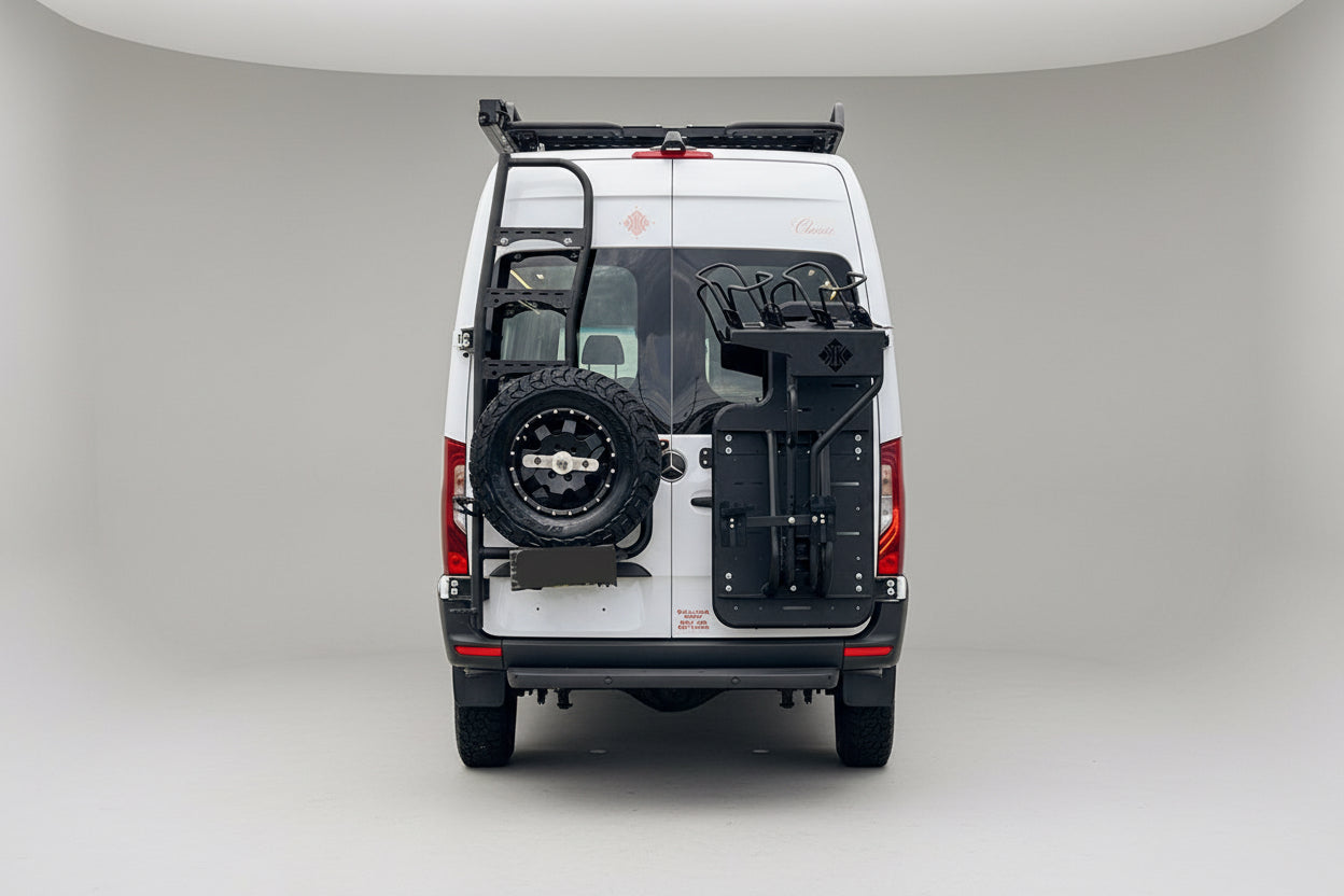 KK Rear Swing Away for Spare Tyre and Ladder